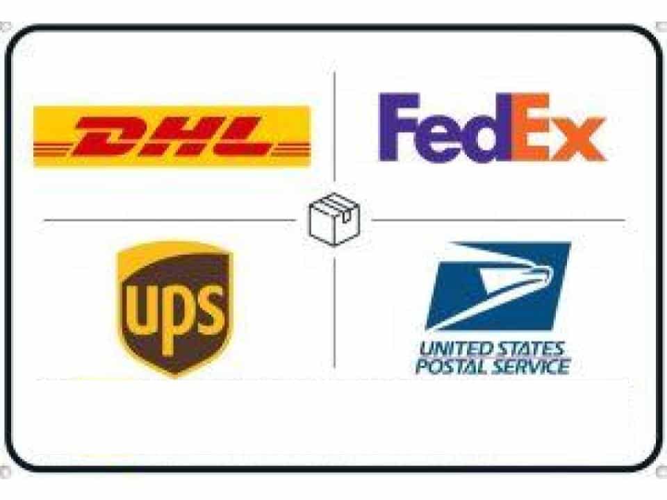 fedex, dhl, ups, usps