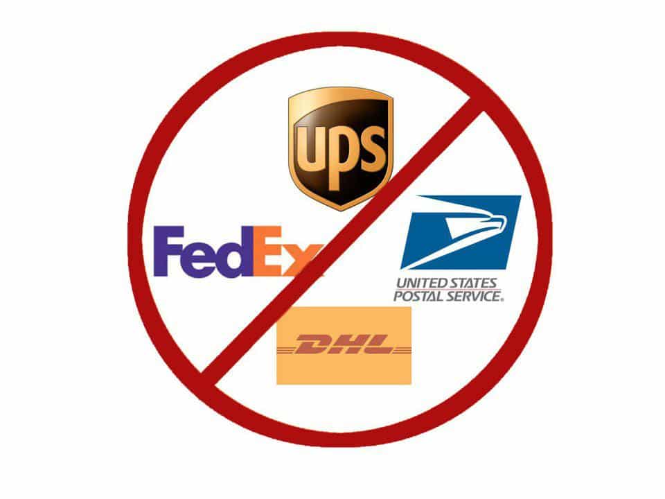 ups vape delivery ban, usps vape delivery ban, fedex vape delivery ban, dhl vape delivery ban